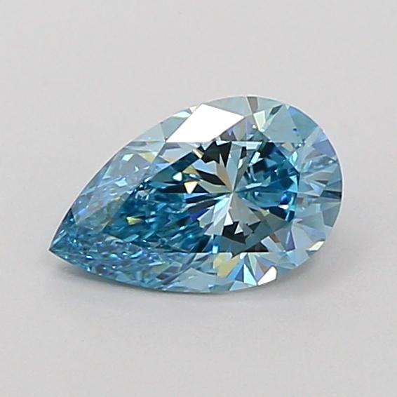 1.08 Ct. Fancy Vivid Blue Pear Lab Grown Diamond