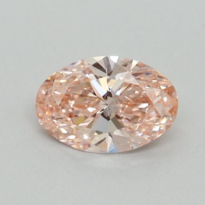 0.50 Ct. Fancy Intense Pink Oval Lab Grown Diamond