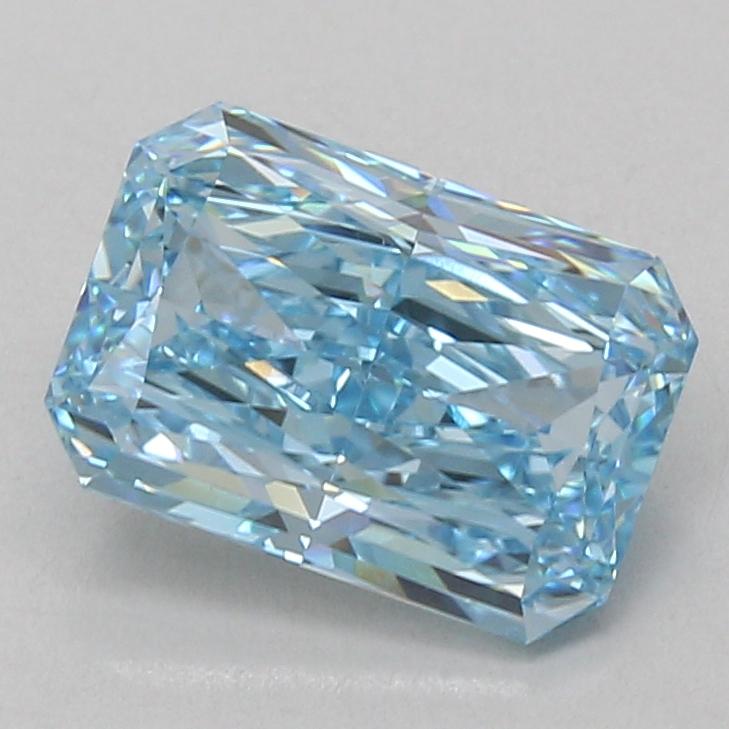 3.10 Ct. Fancy Vivid Blue Radiant Lab Grown Diamond