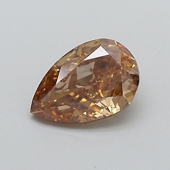 1.00 Ct. Fancy Light  Brown Pear Lab Grown Diamond