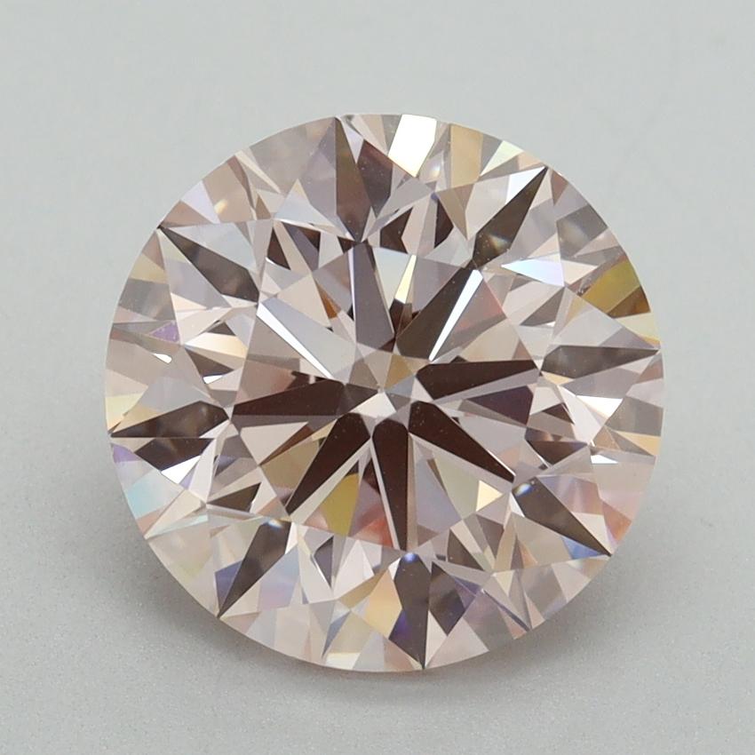 3.50 Ct. Fancy Pink Round Lab Grown Diamond
