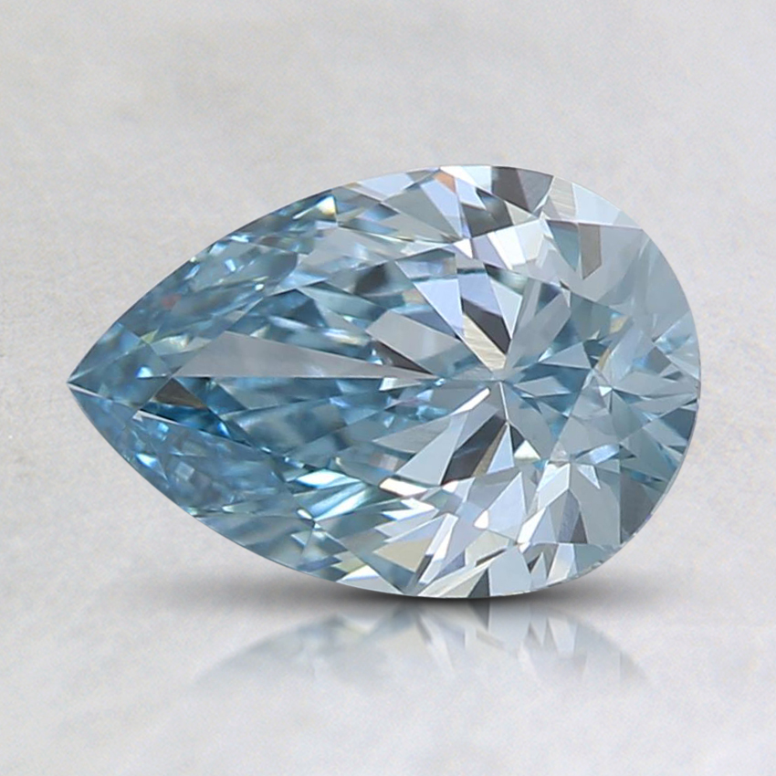 1.00 Ct. Fancy Intense Green-Blue Pear Lab Grown Diamond