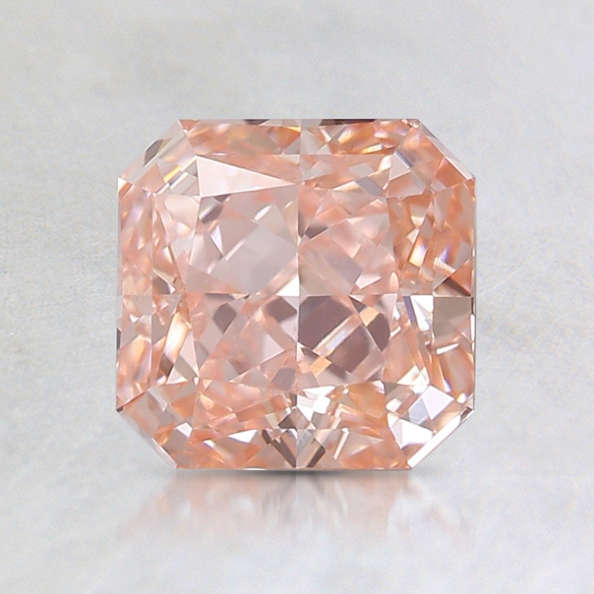 1.24 Ct. Fancy Intense Pink-Orange Radiant Lab Grown Diamond