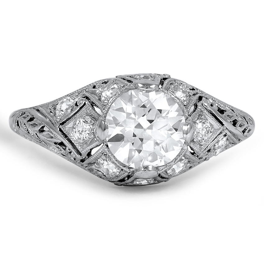 Art Deco Diamond Vintage Ring | Latonia | Brilliant Earth