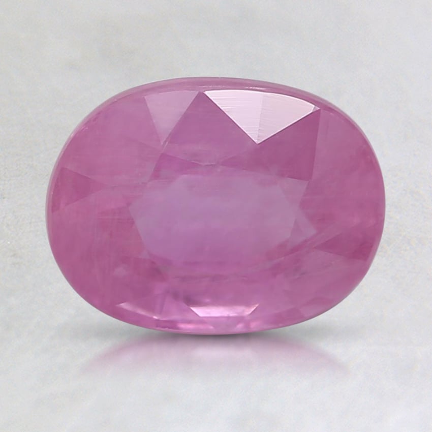 8.1x6.2mm Pink Oval Greenland Sapphire
