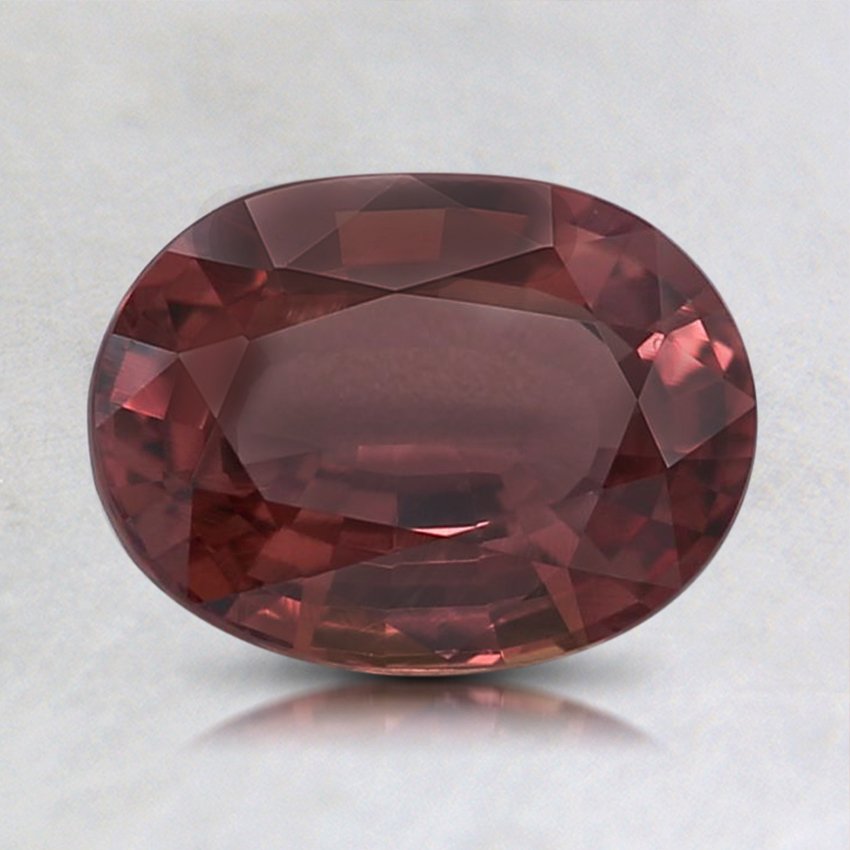 8x6mm Unheated Cognac Oval Sapphire
