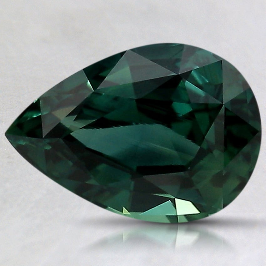 9.7x7mm Teal Pear Sapphire
