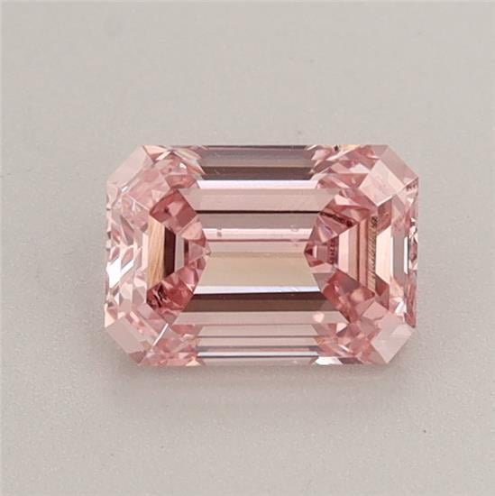 0.74 Ct. Fancy Intense Pink Emerald Lab Grown Diamond