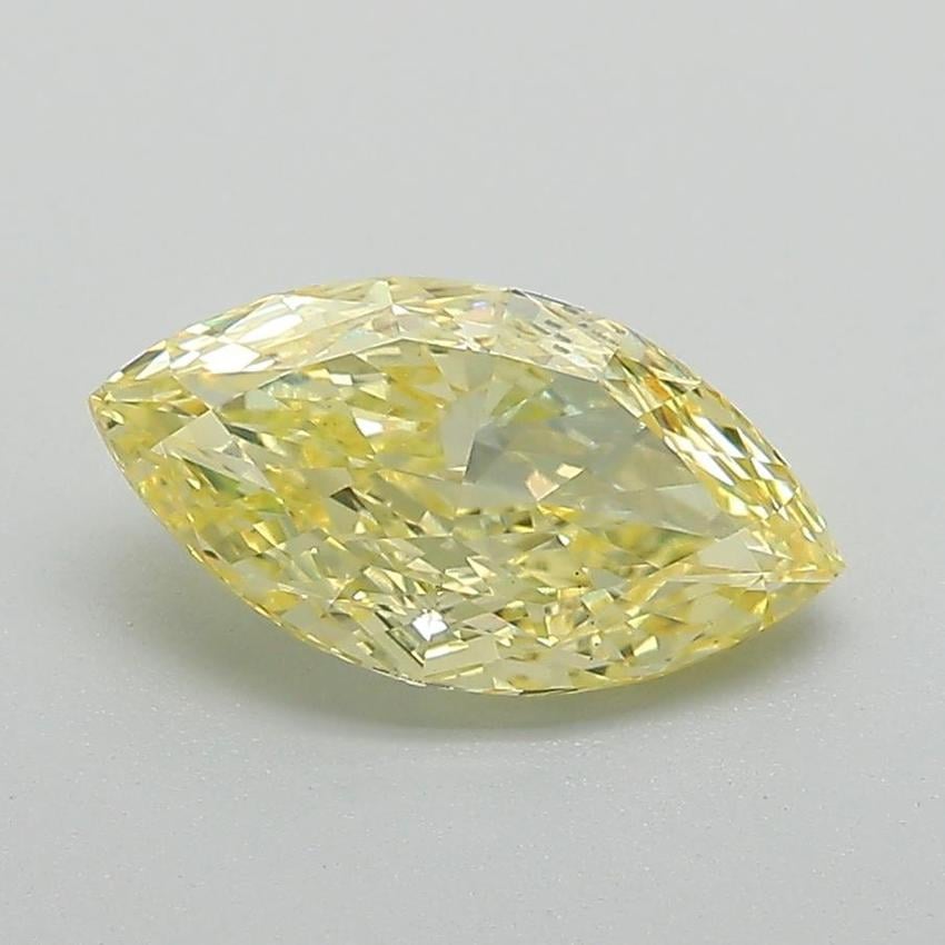 2.13 Ct. Fancy Intense Yellow Marquise Lab Grown Diamond