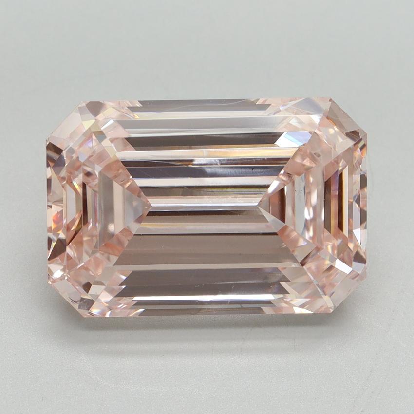 10.50 Ct. Fancy Intense Pink Emerald Lab Grown Diamond