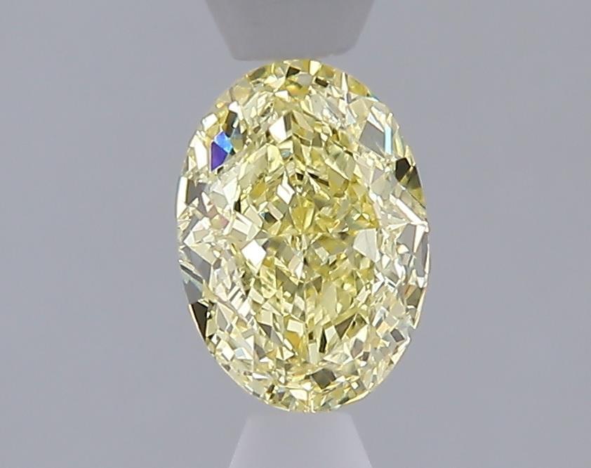 1.04 Ct. Fancy Intense  Yellow Oval Lab Grown Diamond