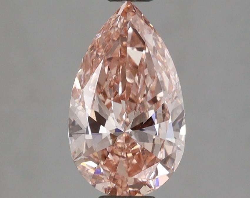 1.04 Ct. Fancy Intense Pink Pear Lab Grown Diamond