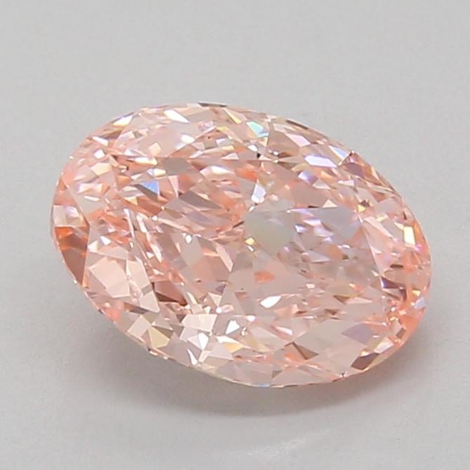 2.10 Ct. Fancy Vivid Pink Oval Lab Grown Diamond