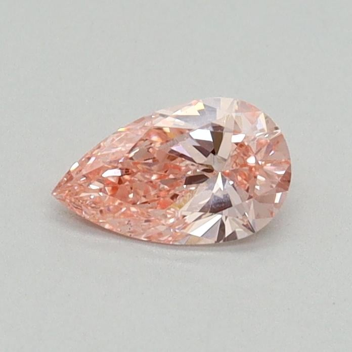0.33 Ct. Fancy Vivid Pink Pear Lab Grown Diamond