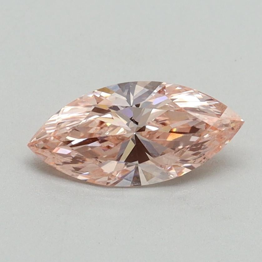0.70 Ct. Fancy Vivid Pink Marquise Lab Grown Diamond