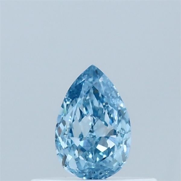 0.33 Ct. Fancy Vivid  Blue Pear Lab Grown Diamond