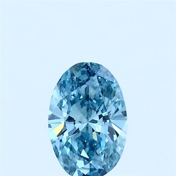 0.33 Ct. Fancy Blue Oval Lab Grown Diamond