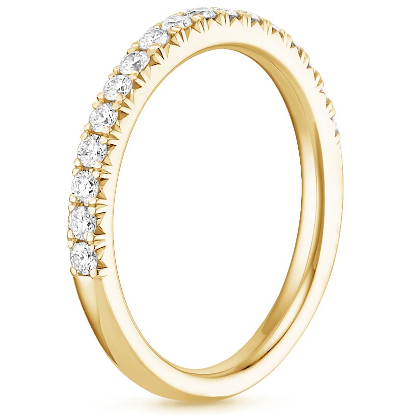 18K Yellow Gold Amelie Diamond Ring (1/3 ct. tw.), large side view
