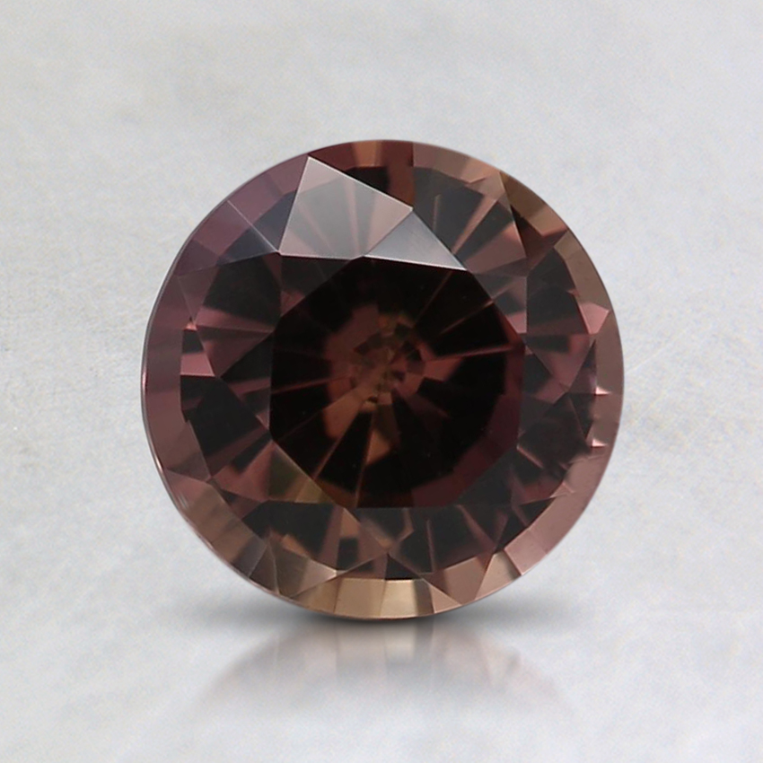 6.3mm Peach Round Sapphire