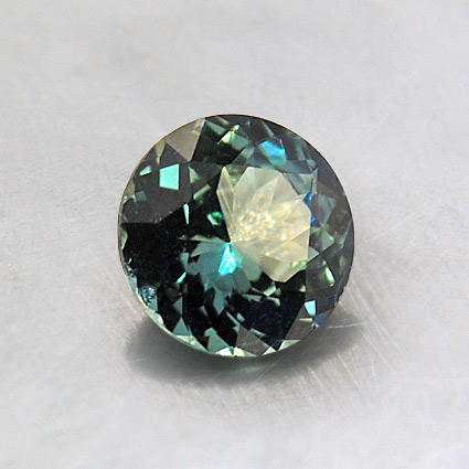5.5mm Green Round Sapphire