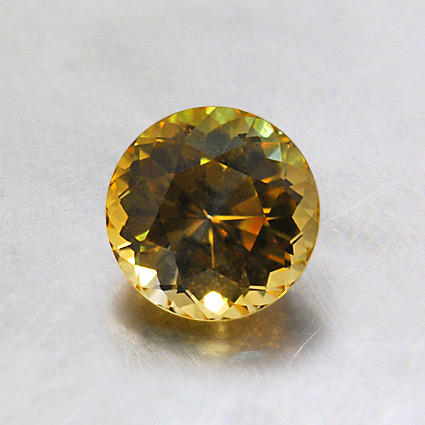 5.5mm Yellow Round Sapphire