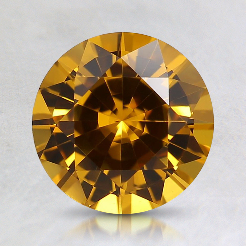 7.5mm Yellow Round Sapphire