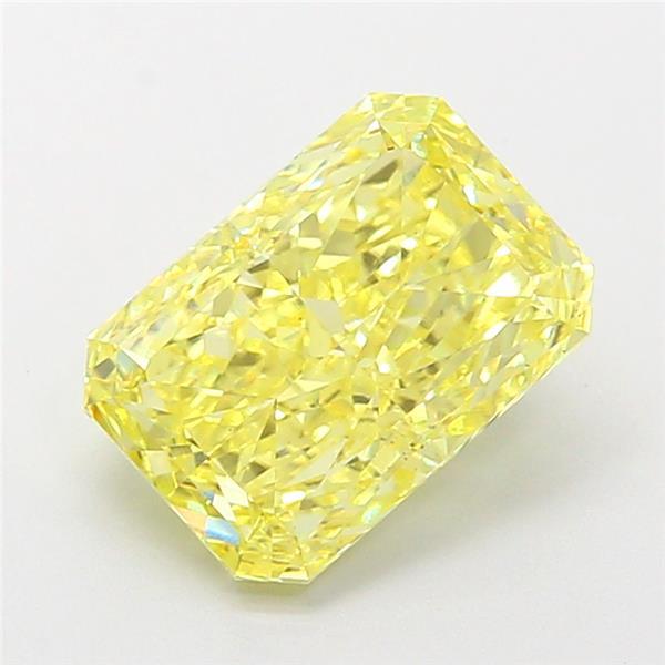 2.33 Ct. Fancy Vivid Yellow Radiant Lab Grown Diamond