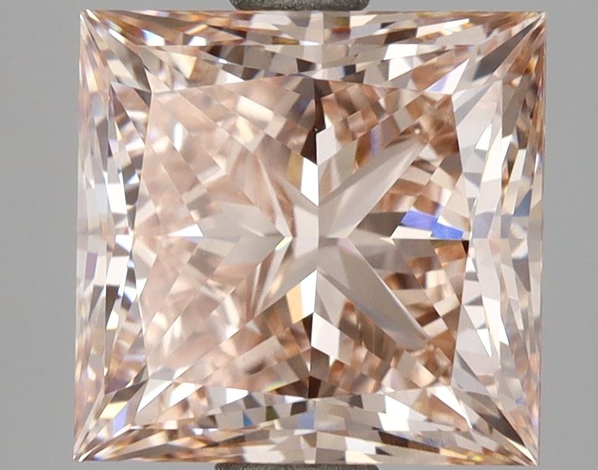 4.11 Ct. Fancy Brown Pink Princess Lab Grown Diamond