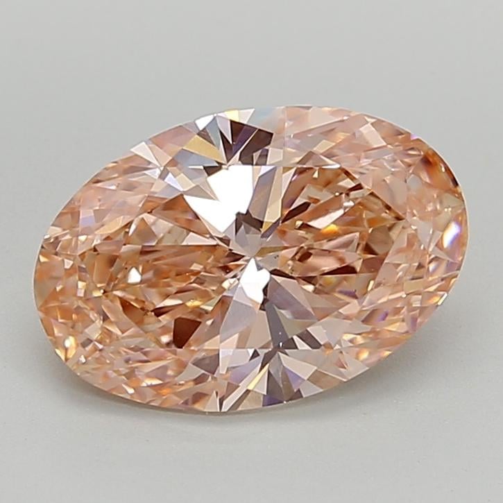 2.99 Ct. Fancy Intense  Pink Oval Lab Grown Diamond
