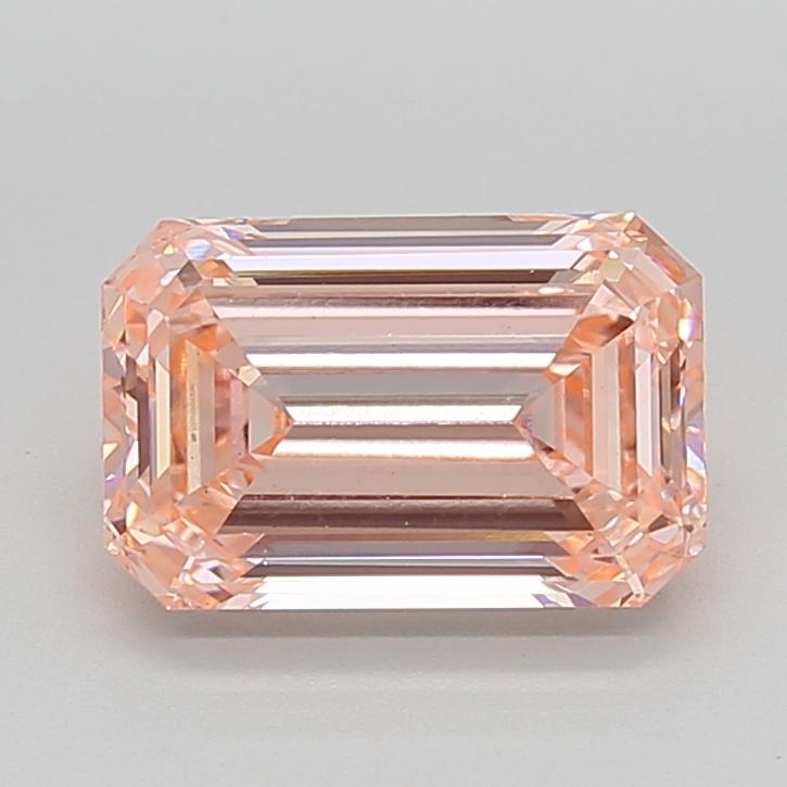 3.05 Ct. Fancy Intense  Pink Emerald Lab Grown Diamond