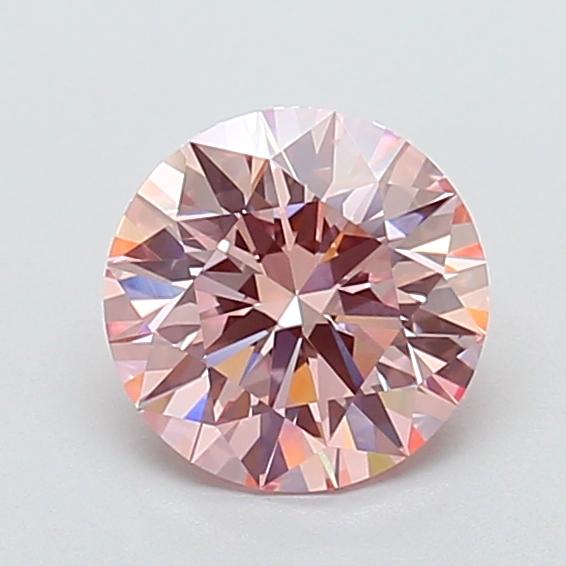 1.74 Ct. Fancy Intense Pink Round Lab Grown Diamond
