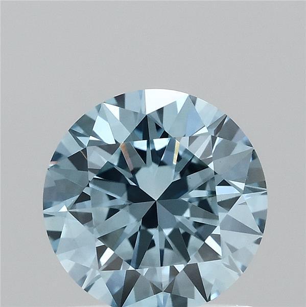 1.07 Ct. Fancy Vivid Blue Round Lab Grown Diamond