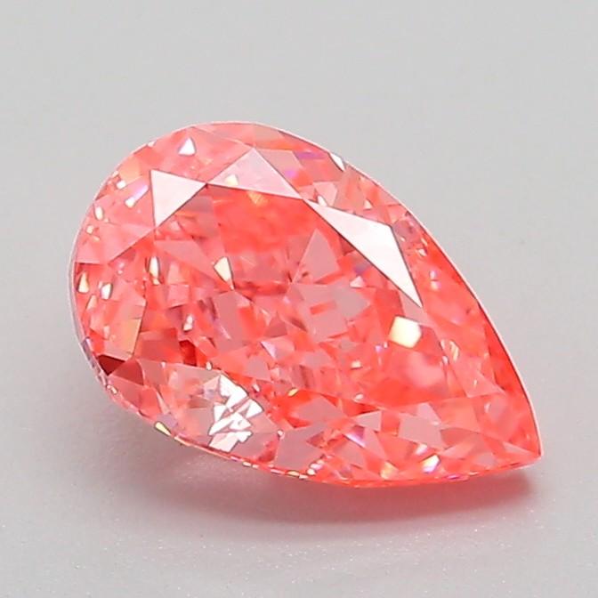 1.13 Ct. Fancy Vivid Pink Pear Lab Grown Diamond