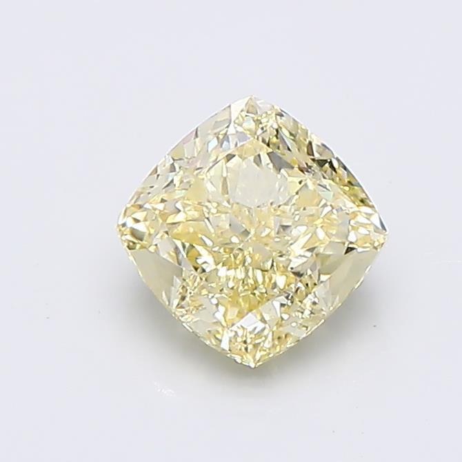 1.09 Ct. Fancy  Yellow Cushion Lab Grown Diamond