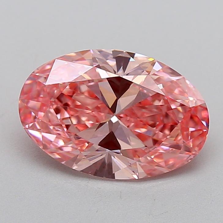 1.83 Ct. Fancy Vivid  Pink Oval Lab Grown Diamond