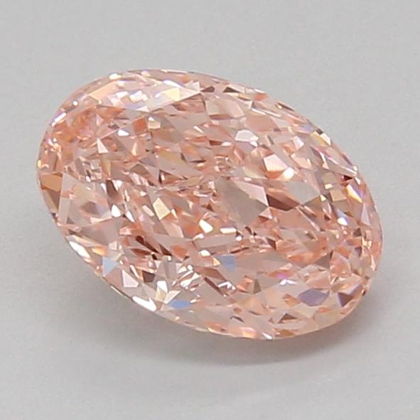 1.60 Ct. Fancy Vivid Pink Oval Lab Grown Diamond