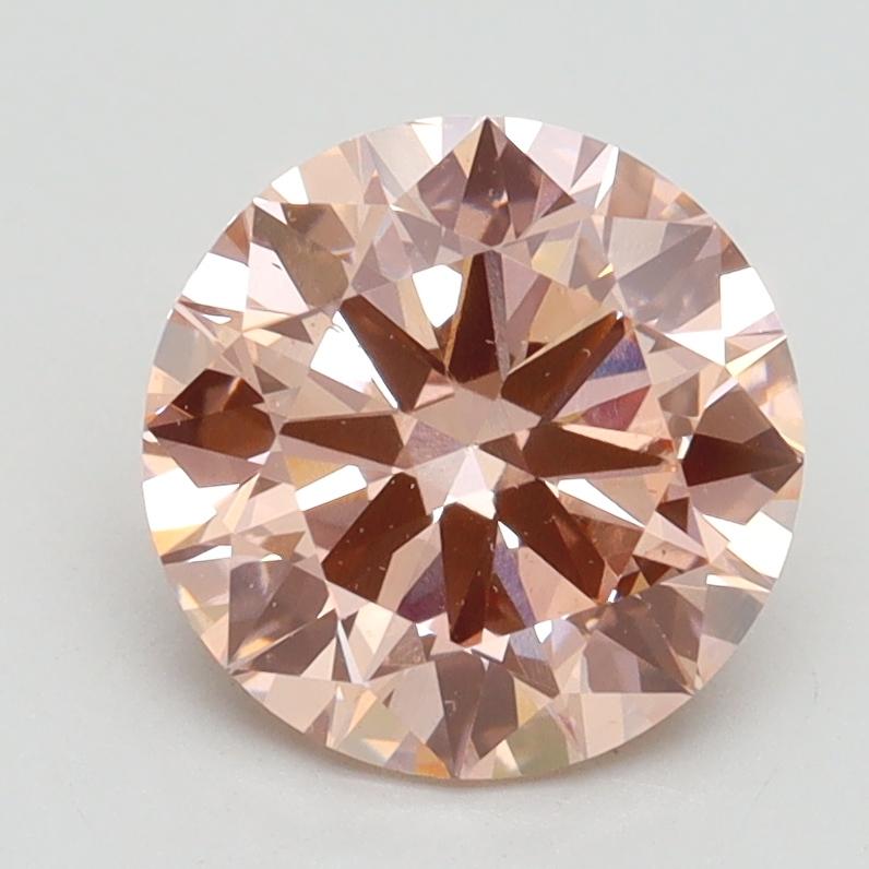 2.00 Ct. Fancy Intense Pink Round Lab Grown Diamond