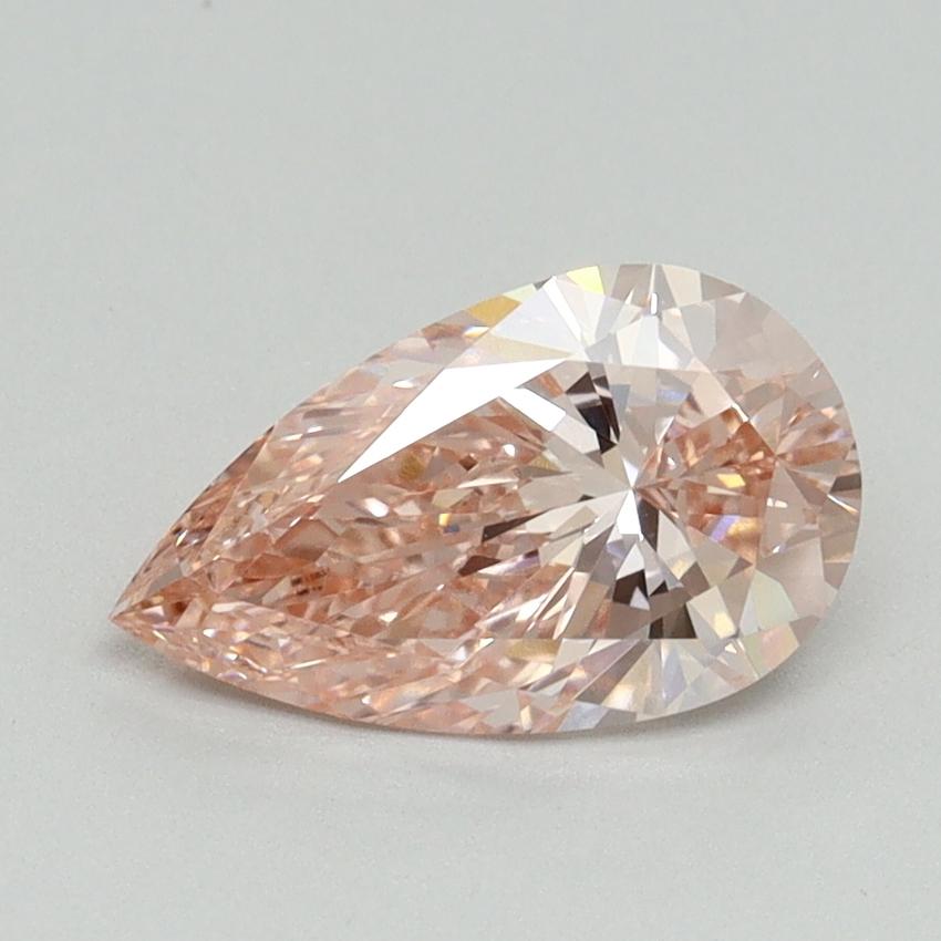 1.24 Ct. Fancy Intense Pink Pear Lab Grown Diamond