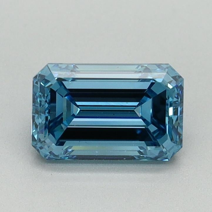 1.00 Ct. Fancy Vivid Blue Emerald Lab Grown Diamond
