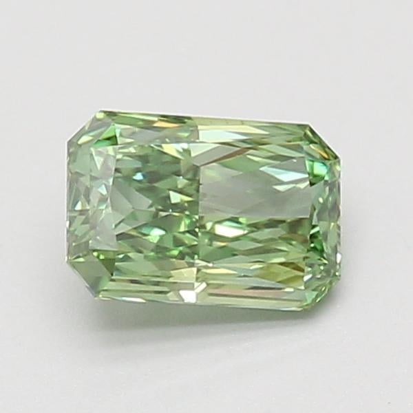 1.03 Ct. Fancy Vivid Green Radiant Lab Grown Diamond
