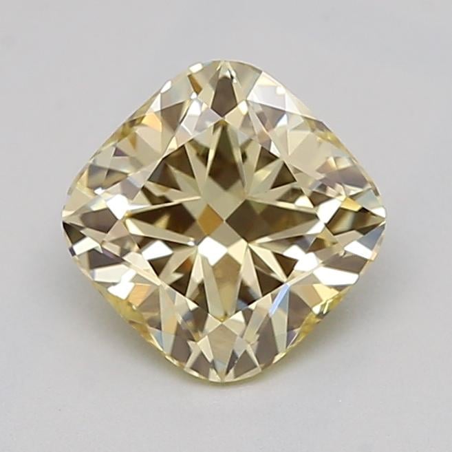 1.03 Ct. Fancy Light  Yellow Cushion Lab Grown Diamond