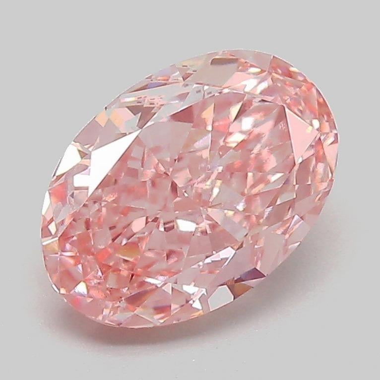 2.07 Ct. Fancy Vivid  Pink Oval Lab Grown Diamond