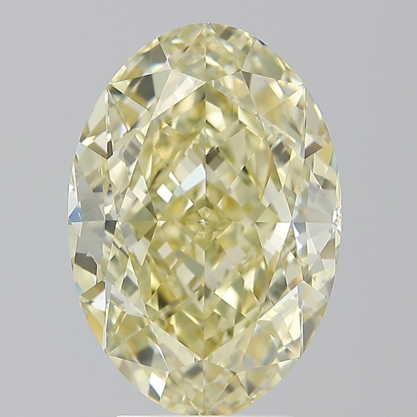 5.01 Ct. Fancy Light Brownish Yellow Oval Diamond
