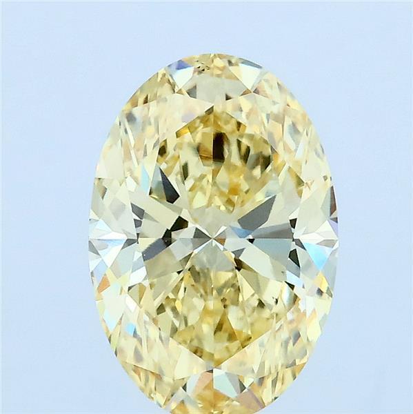 2.02 Ct. Fancy Yellow Oval Lab Grown Diamond