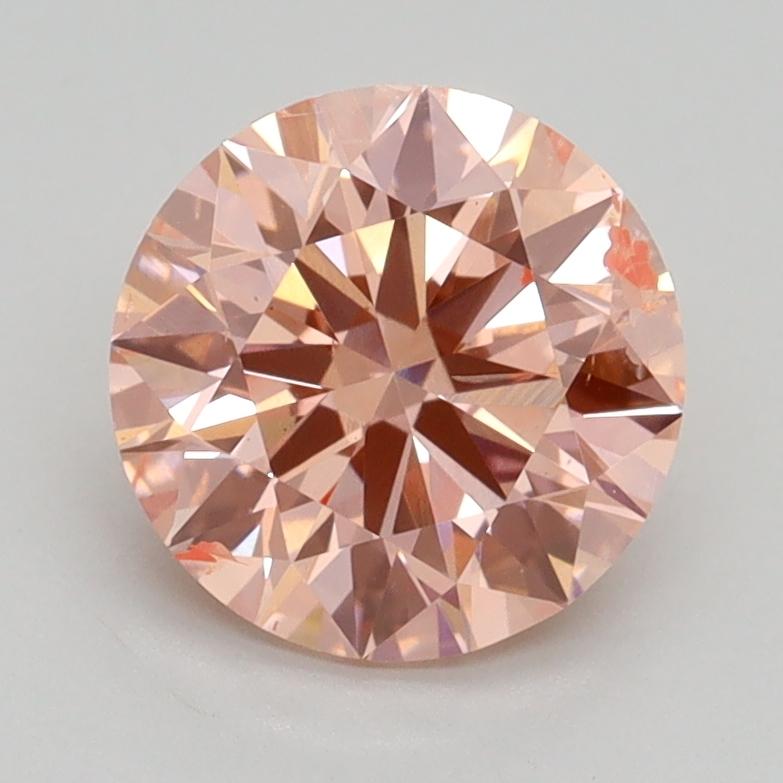 1.72 Ct. Fancy Intense Pink Round Lab Grown Diamond