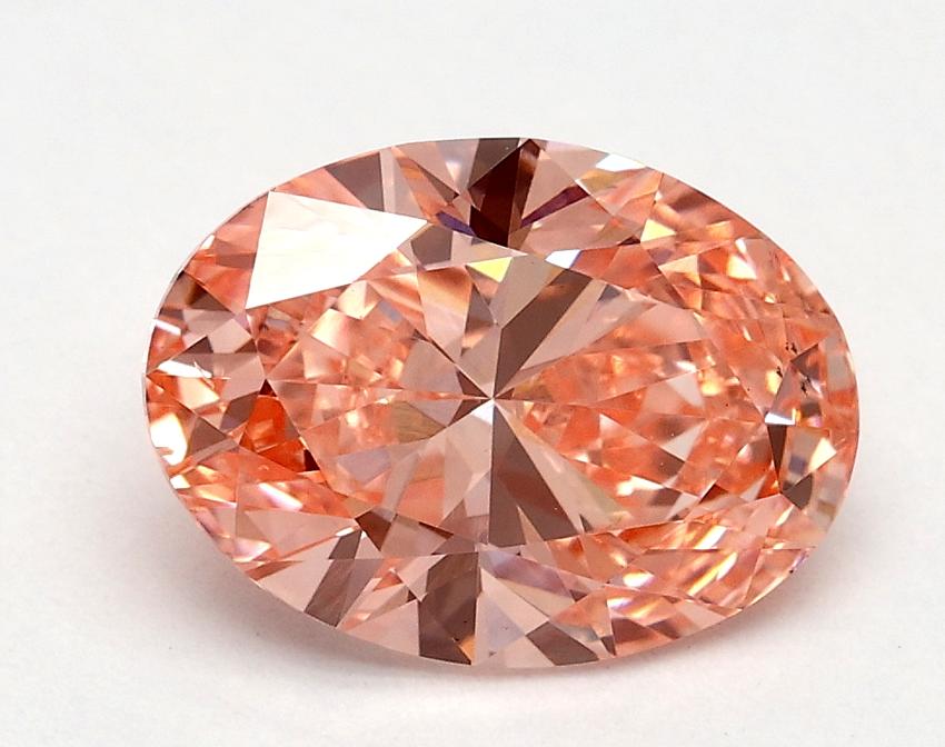 1.52 Ct. Fancy Vivid Pink Oval Lab Grown Diamond