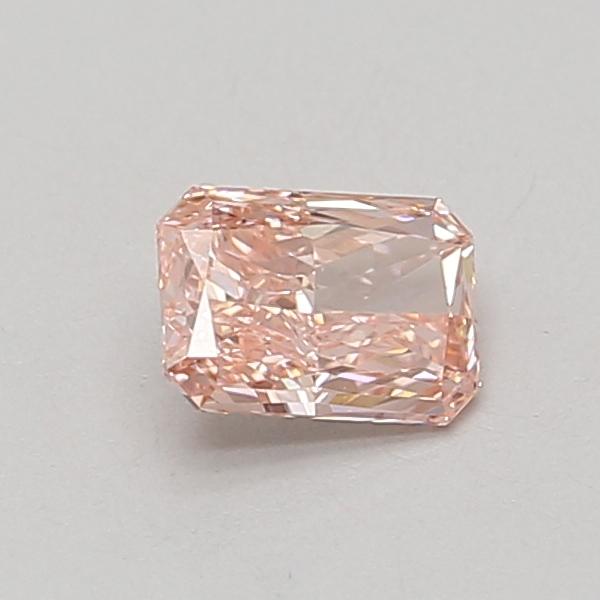 0.59 Ct. Fancy Vivid Pink Radiant Lab Grown Diamond