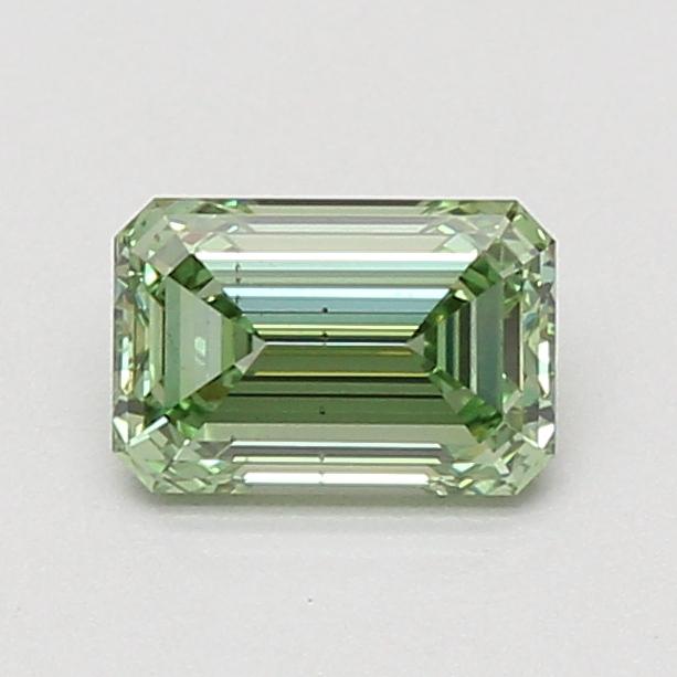 1.01 Ct. Fancy Vivid Green Emerald Lab Grown Diamond