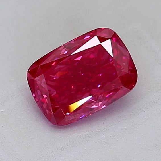 1.69 Ct. Fancy Deep Pink Cushion Lab Grown Diamond