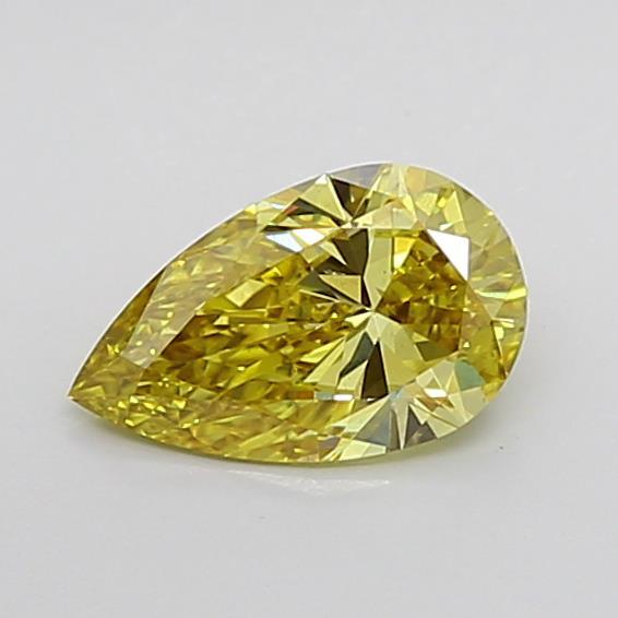 1.00 Ct. Fancy Intense Yellow Pear Lab Grown Diamond